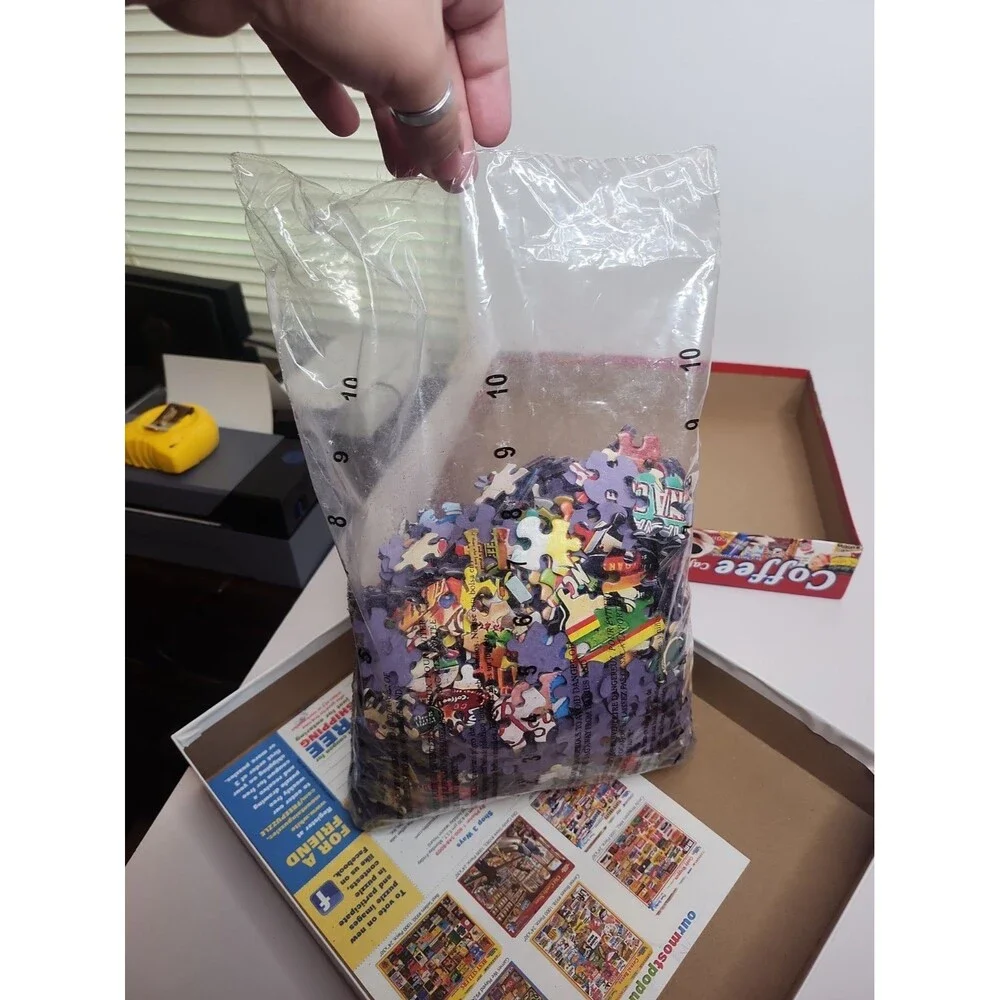 White Mountain Puzzles Coffee Cafe 1000 Piece Jigsaw Puzzle NEW